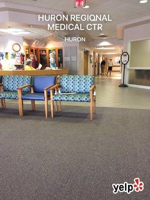 Lobby at the Huron hospital