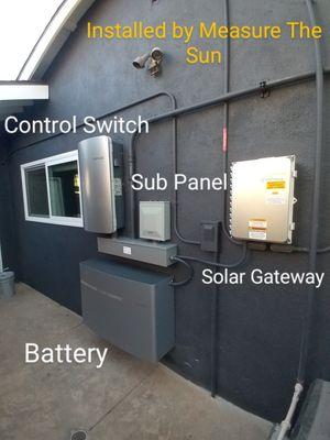 Full Battery and Solar Installation