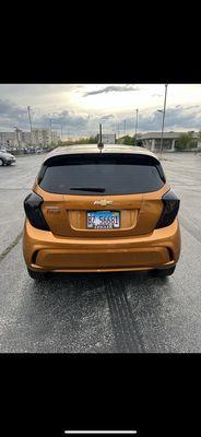 Tinted taillights