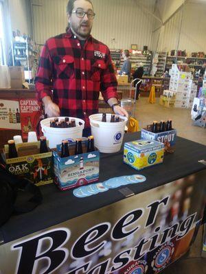 Beer tasting during beer week