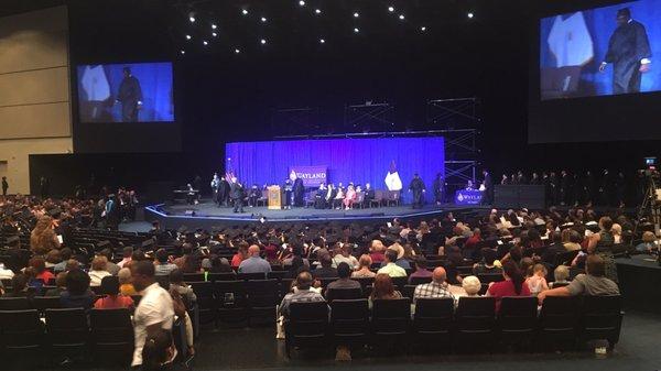 My friend Willie receiving his Bachelors degree at the Wayland Baptist University summer graduation ceremony