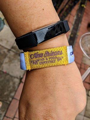 Our cool looking wristband