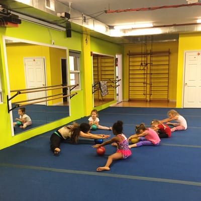 Gymnastics class