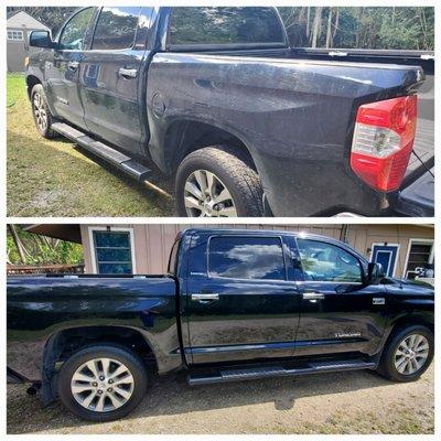 Incredible transformation on this 2017 Toyota Tundra Limited