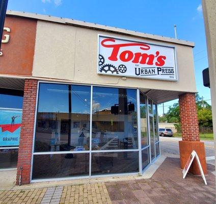 Front of Tom's Urban Press