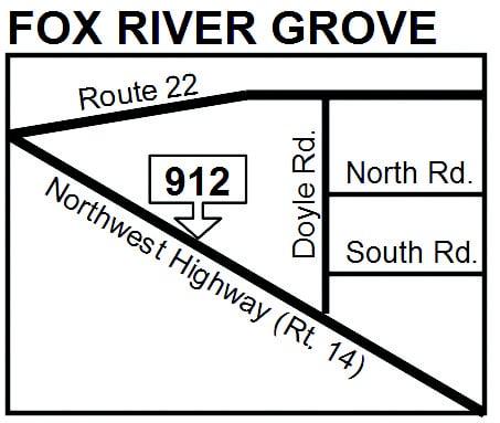 Fox River Grove Location Map