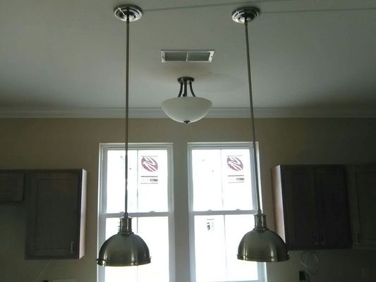 Kitchen lighting install