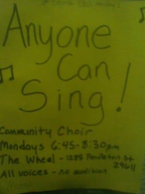 Im thinking about joining their choir! Lol