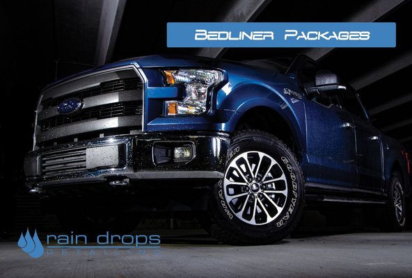 Bedliner packages at Rain Drops Detailing Studio