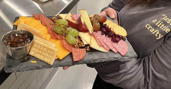 Our Char "Brew" terie board!