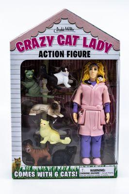 Crazy Cat Lady action figure