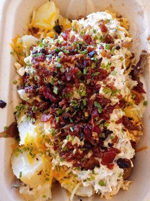 Chicken Bacon Ranch Baked Potato