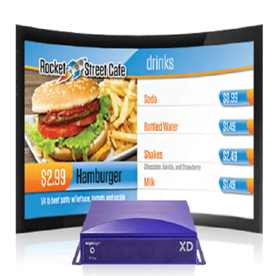 Digital Signage, Menu Boards