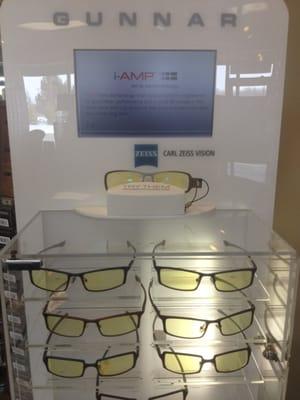 Large selection of Gunnar computer glasses available.