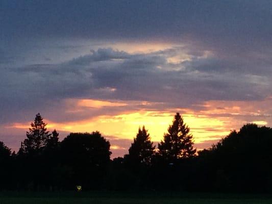 Sunset at Woodland Park