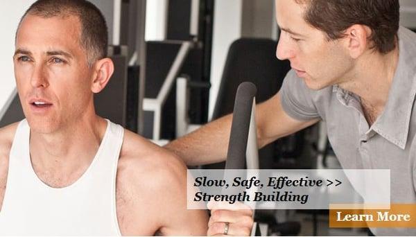 Slow, safe, efficient strength training, under the supervision of our certified personal trainers.