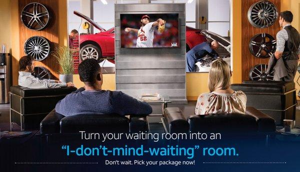 DIRECTV for your waiting rooms