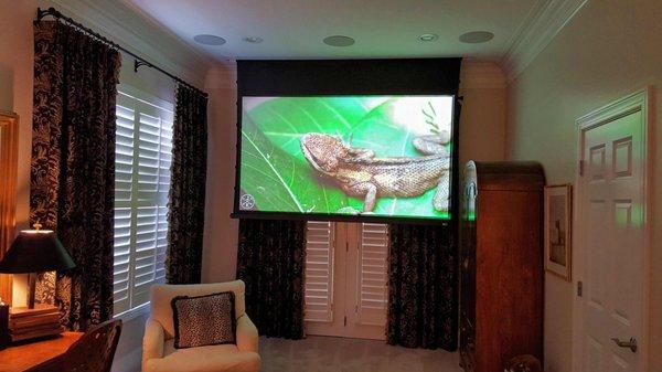 Who says projectors can't go in a bedroom?!