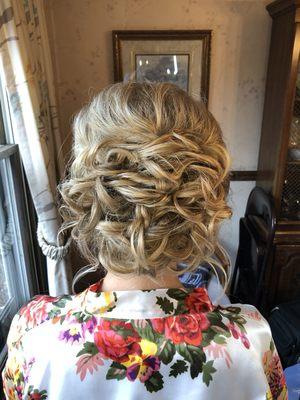 Bridal updo