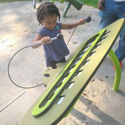 Sensory and musical play area