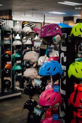 Helmets, goggles, and more.