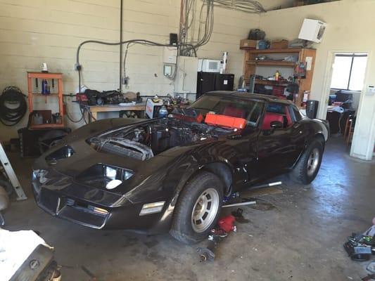 Restoring a Corvette