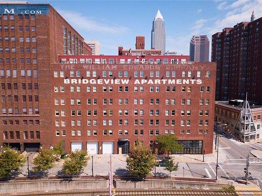 Modern apartments in downtown Cleveland