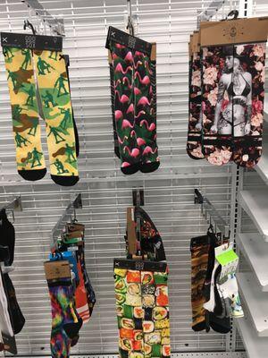 I never pass up their selection of odd socks.