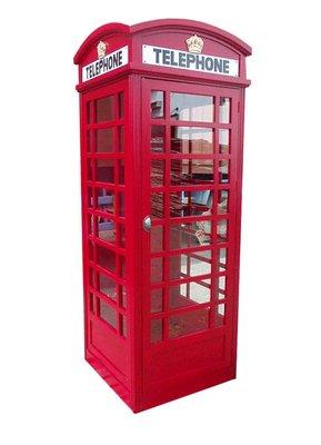 Mahogany BIG London Telephone Booth