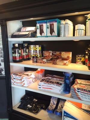 Protein bars, supplements, shirts, oh my!