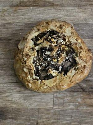 Here's a picture of the mushroom  galette I purchased from Moon Water cafe in Appleton, WI.  This thing was so tasty and filling.  I