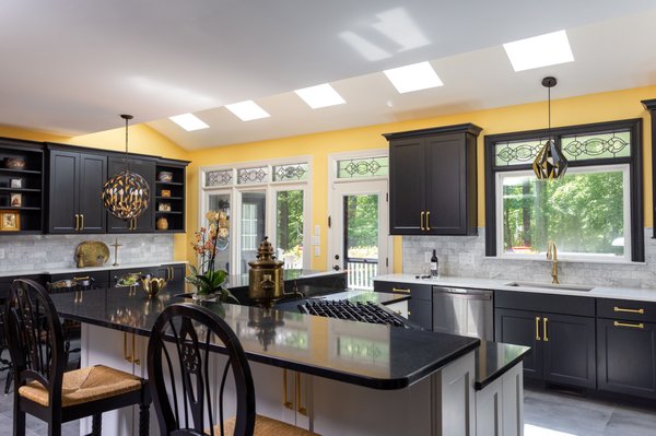 Accessible Kitchen @capitollightinggallery https://lisastewartdesign.com/giving-thanks-for-this-kitchen-remodel-in-2020/