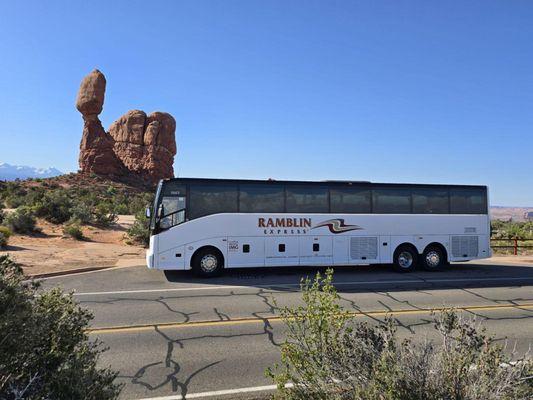 Ramblin Express - Bus Charter Trip - From Rocky Mountains CO