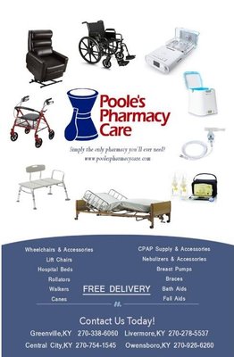 Medical Supplies with free delivery!