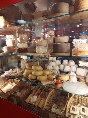 Display of cheese