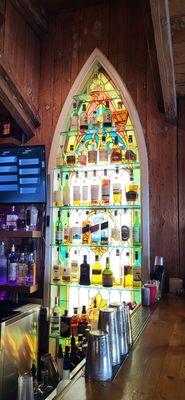 The stained glass church of alcohol.  AMEN.