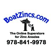 BoatZincs.com
 The Online Superstore for Zinc Anodes
 978-841-9978
 sales@BoatZincs.com