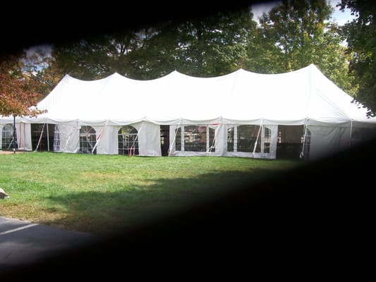 Tents for weddings, graduations and corporate events.