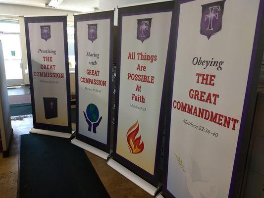 We do banner stands.