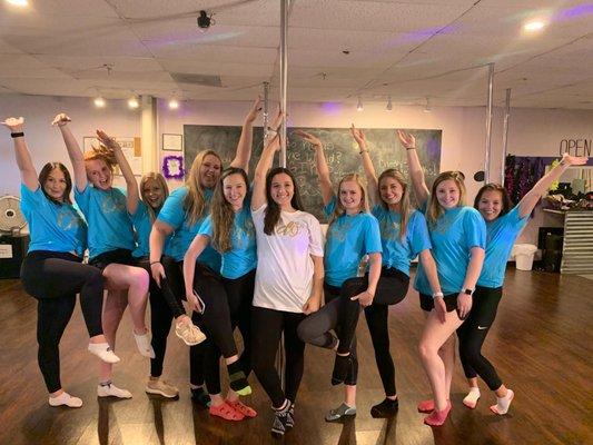 She Said YES! to a unique bachelorette pole party experience - you should too!