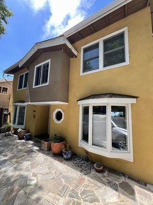 Stucco rehab with Dryvit finish