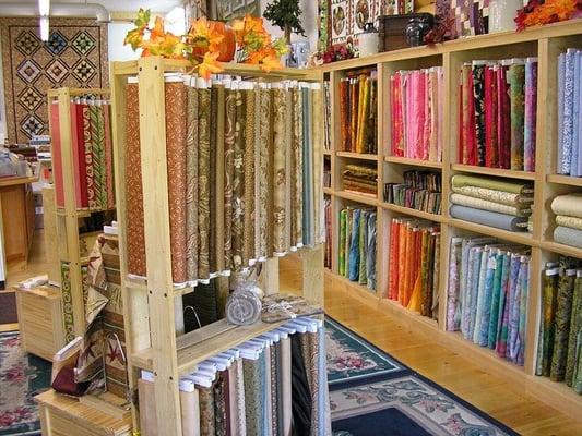 Some of the selection of fabrics