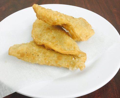 Cheese or chicken empanadas