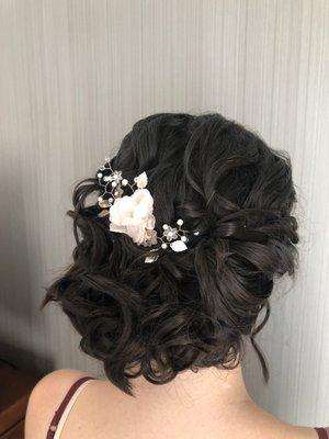 Bridal updo by Holly