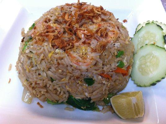 Shrimp Fried Rice at Nawarat... the tastiest fried rice I've had anywhere in Fort Wayne