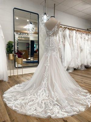 Amanda designs and hand picks her wedding gown collection so that every bride can find their gown in her boutiques.