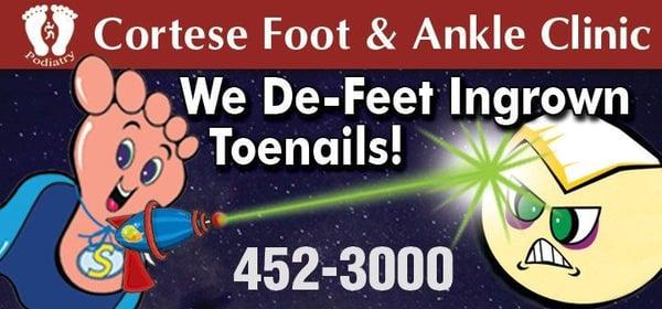 We De-Feet Ingrown Toenails!