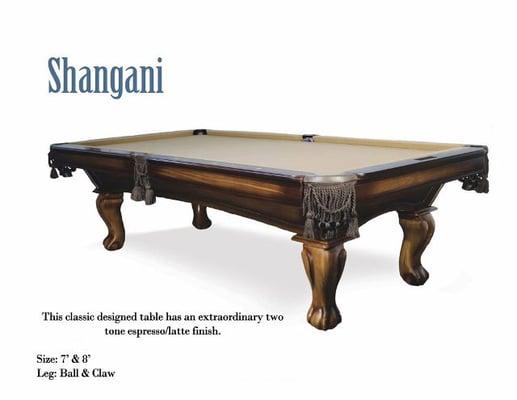 The Shangani - One of our many quality pool tables for sale