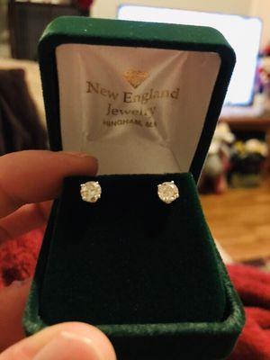 Beautiful diamond earrings