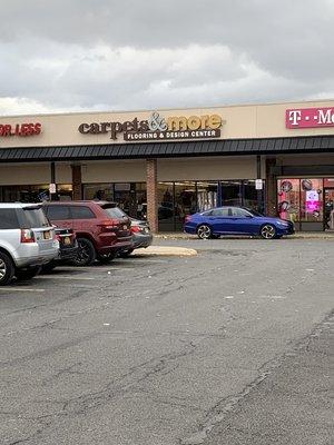 New signage at the Staten Island store.